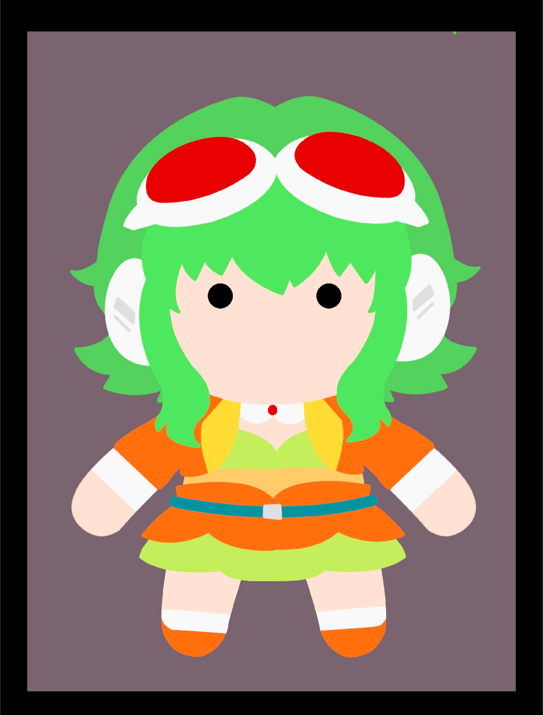 X - custom doll listing for Glitch