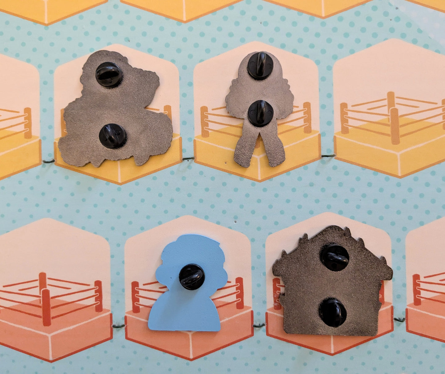 Minimalist Orange Dyed Metal Soft Enamel Pin