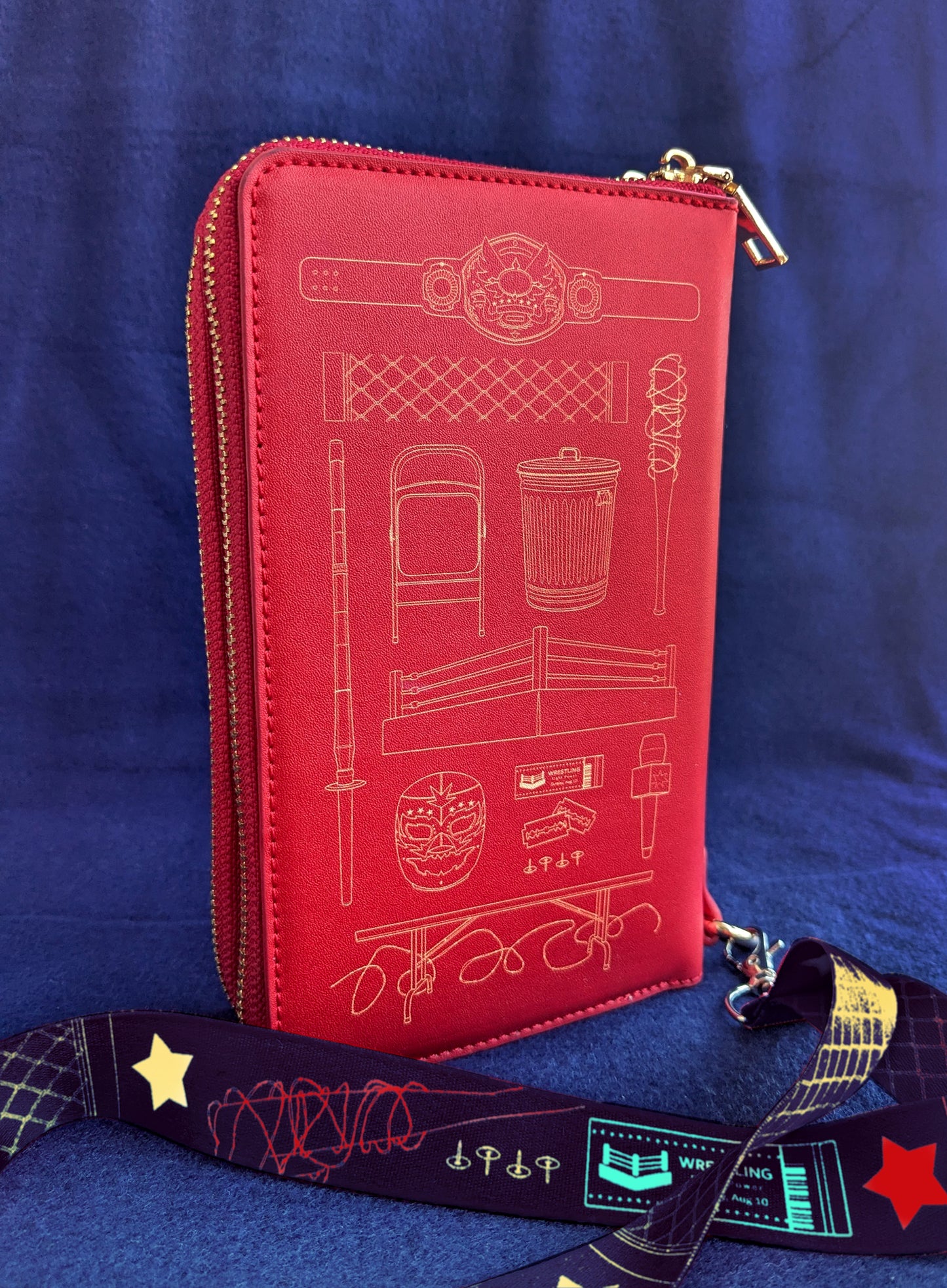 *Arena Icon Wallet - Ita Clutch with Lanyard