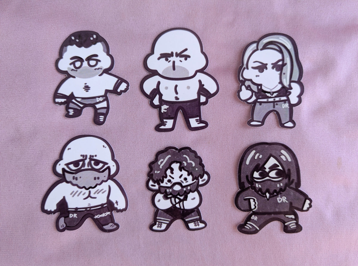 *Tiny Riders Sticker Set