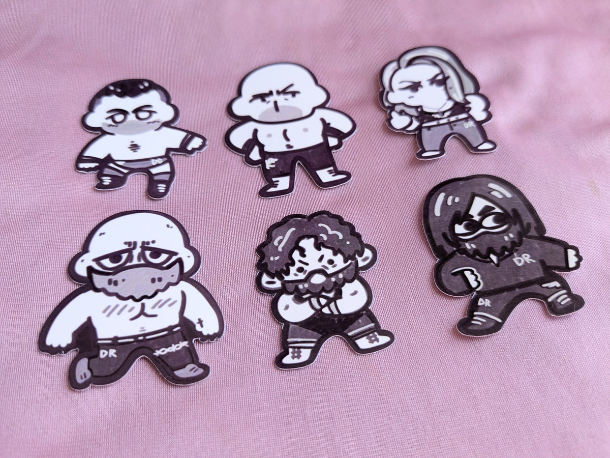 *Tiny Riders Sticker Set