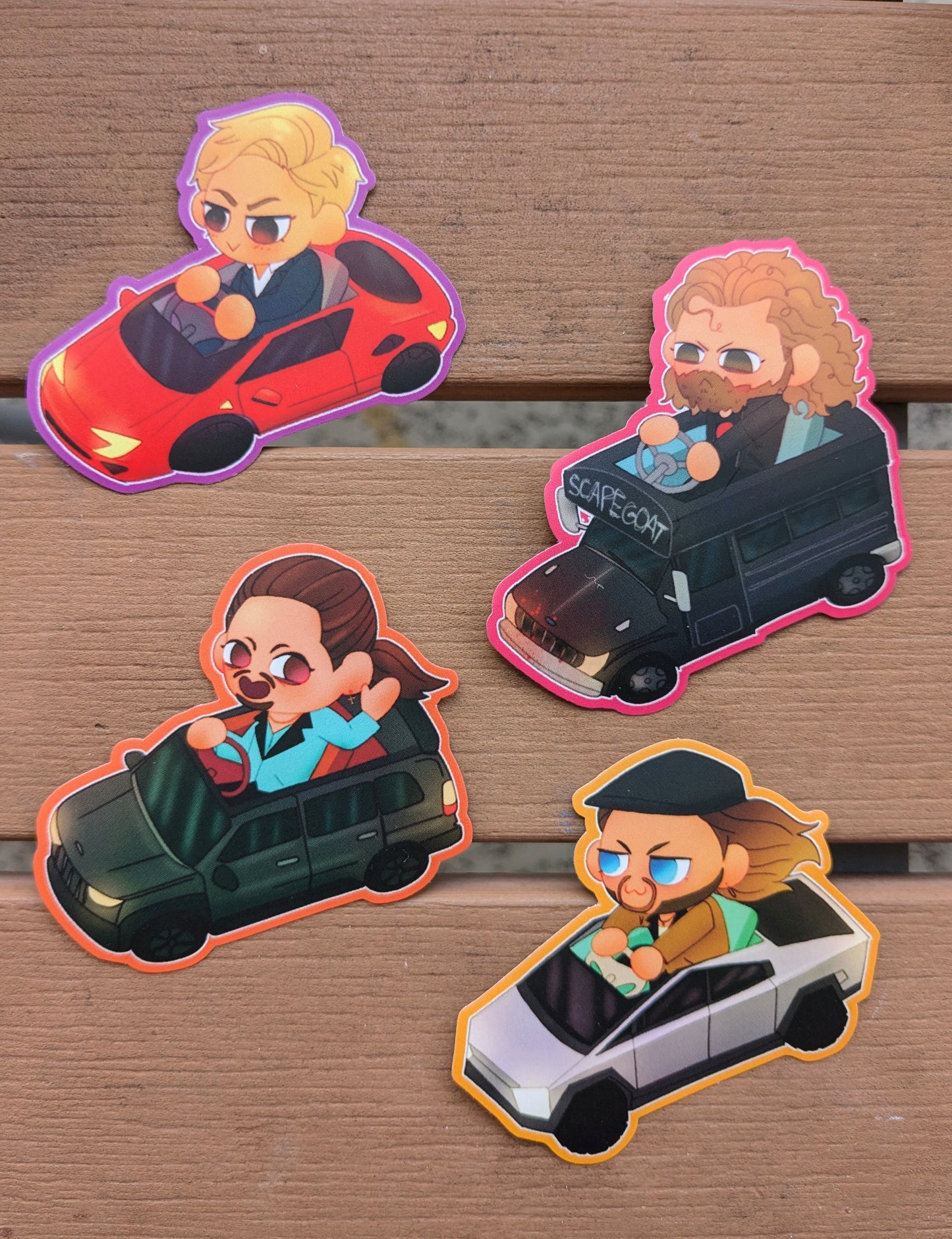 Elite Kart Sticker Set