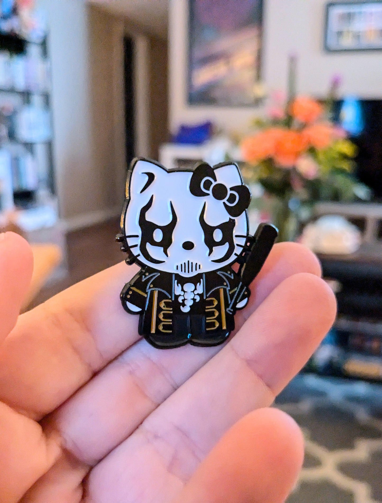 Hello Sting Dyed Metal Soft Enamel Pin