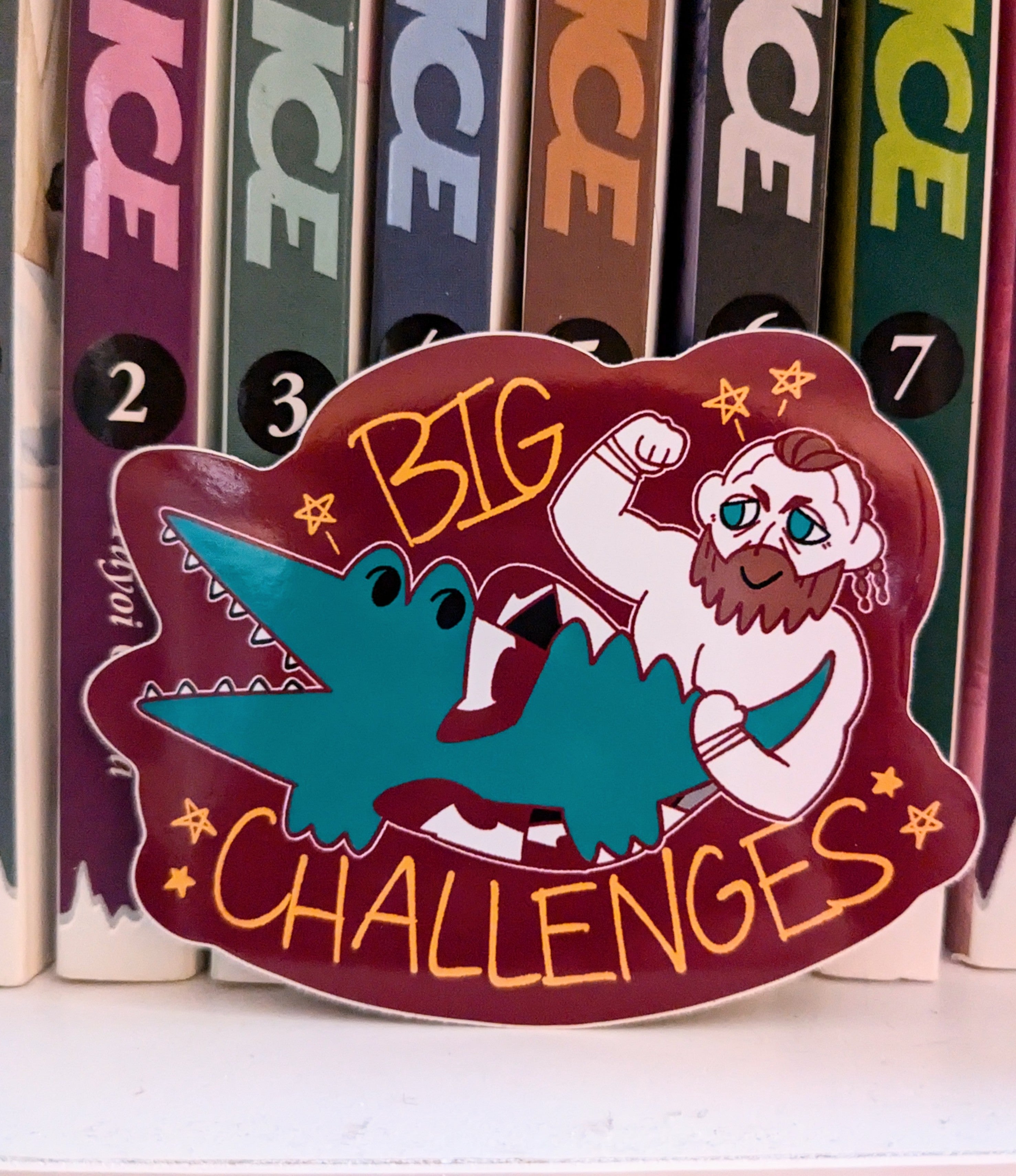 Challanges Sticker BCB (Big Challenges Bryan) Sticker – Flighty Conbini
