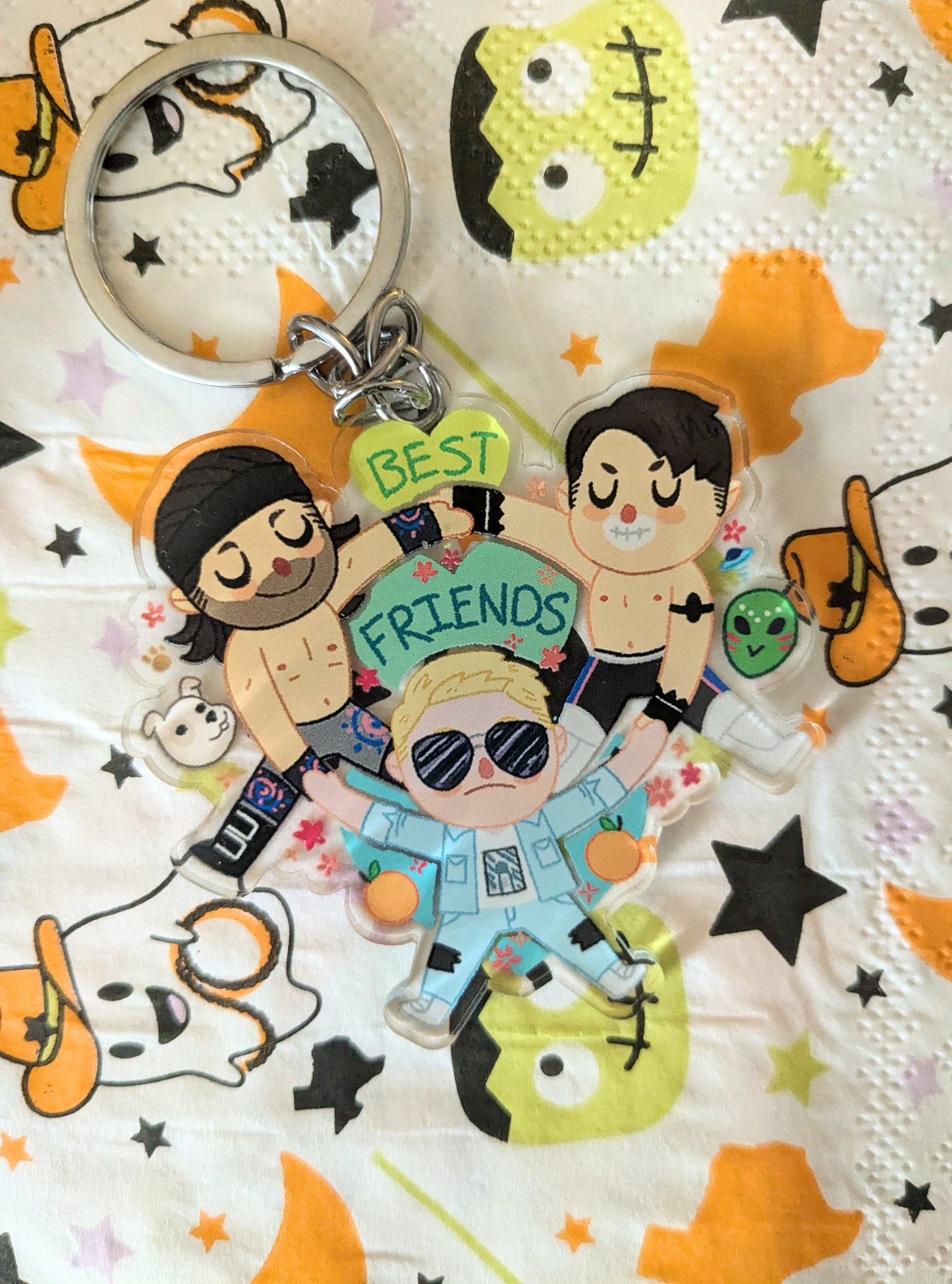 Best Friends Keychain