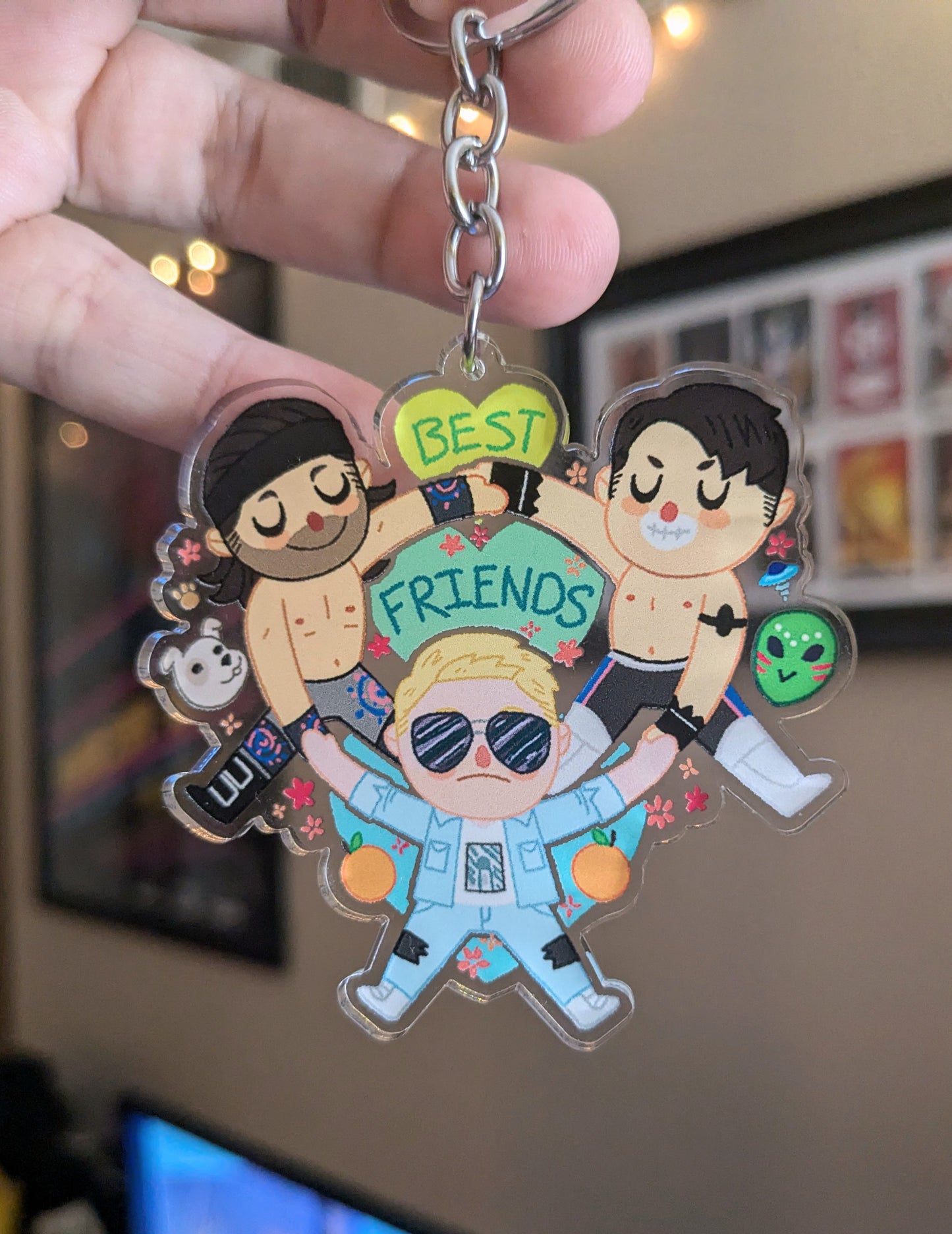 Best Friends Keychain