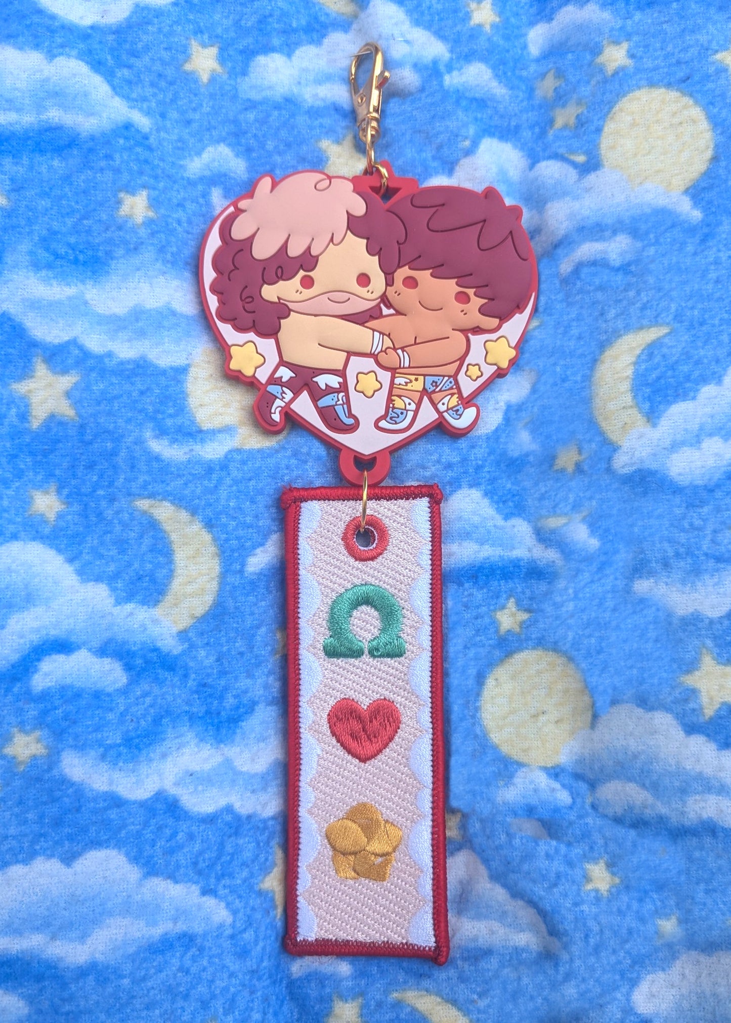 *Little Golden Lovers Deluxe PVC Keychain