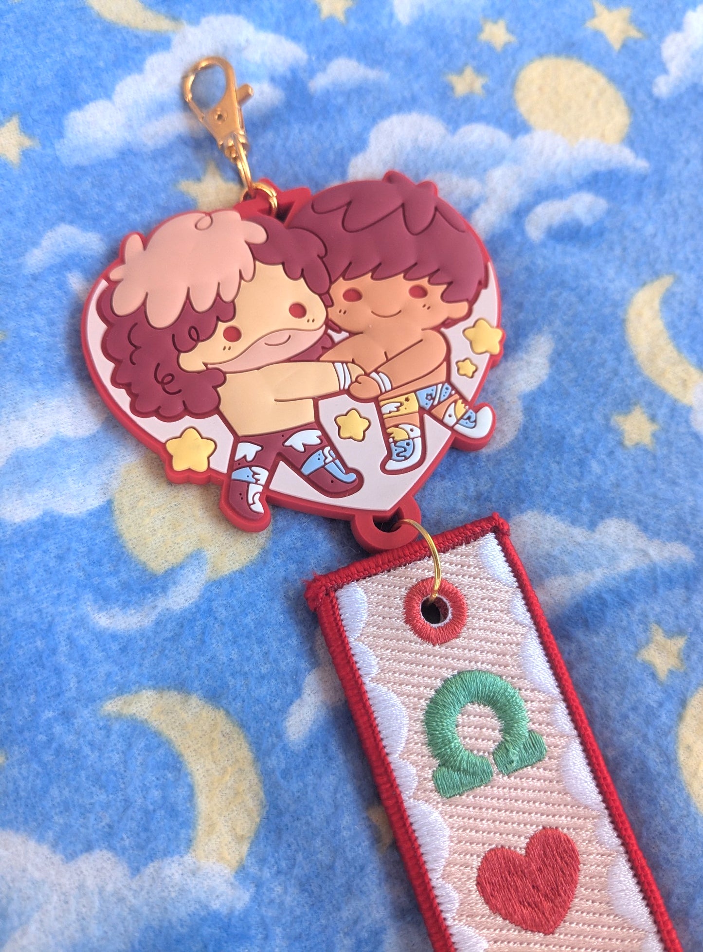 *Little Golden Lovers Deluxe PVC Keychain