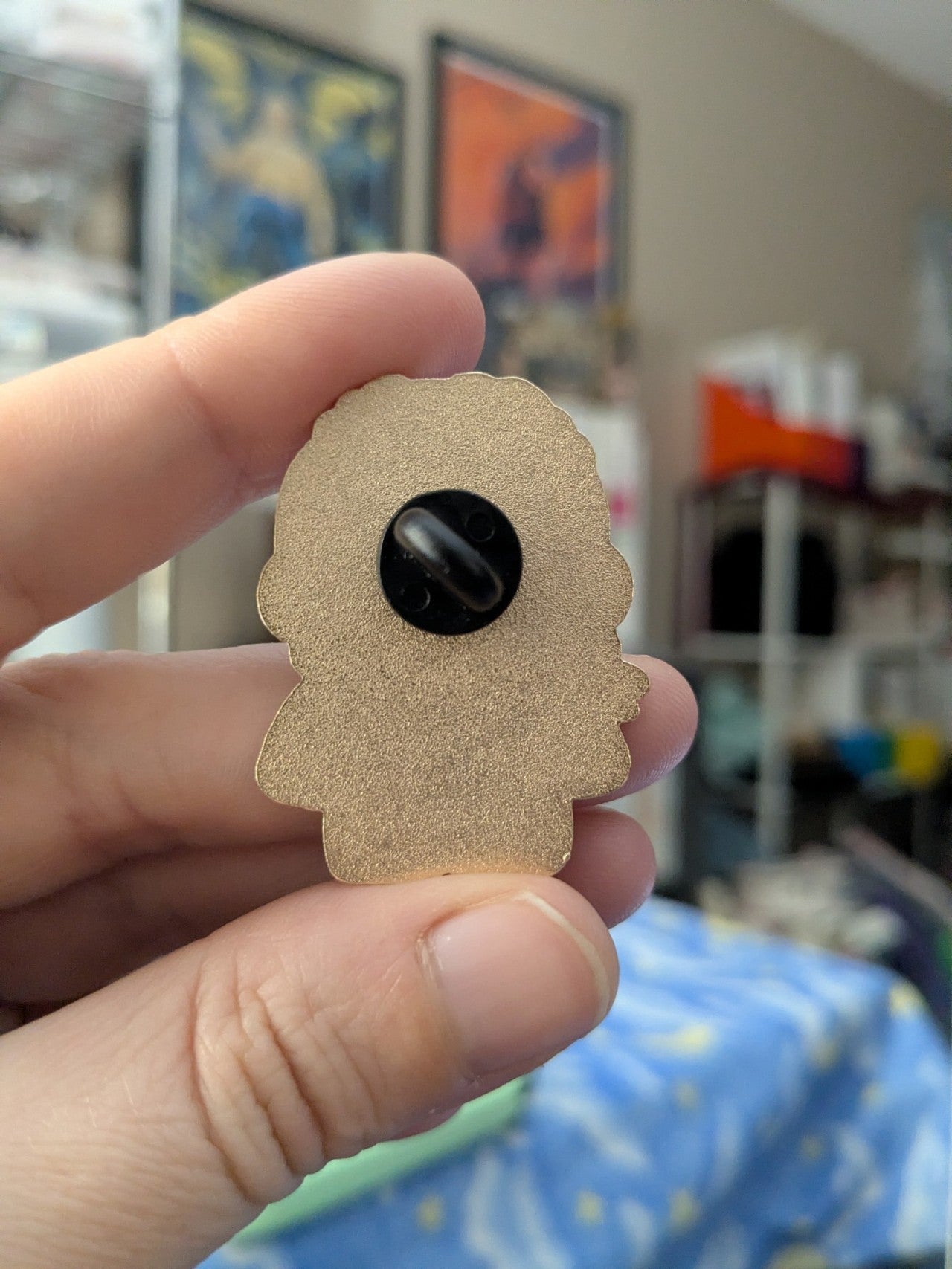 *Hello Swerve Gold Plated Hard Enamel Pin